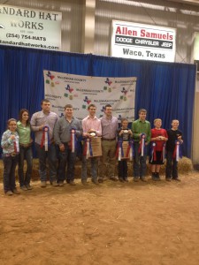 Crawford FFA show team