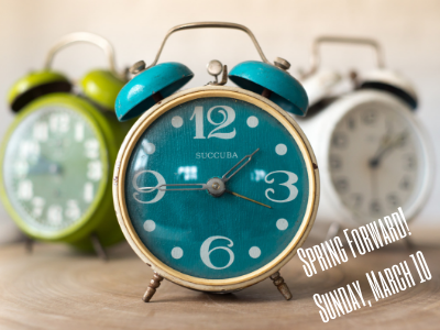 daylight savings time spring forward march 10